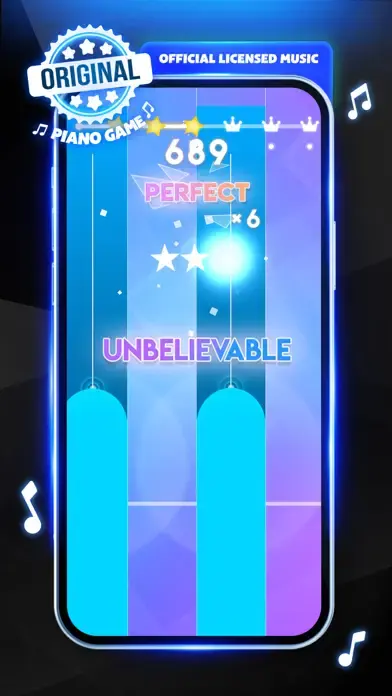Piano Game 67: Rush Music Song app screenshot 1