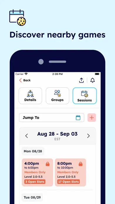 PicklePip – WearOS Pickleball app screenshot 2