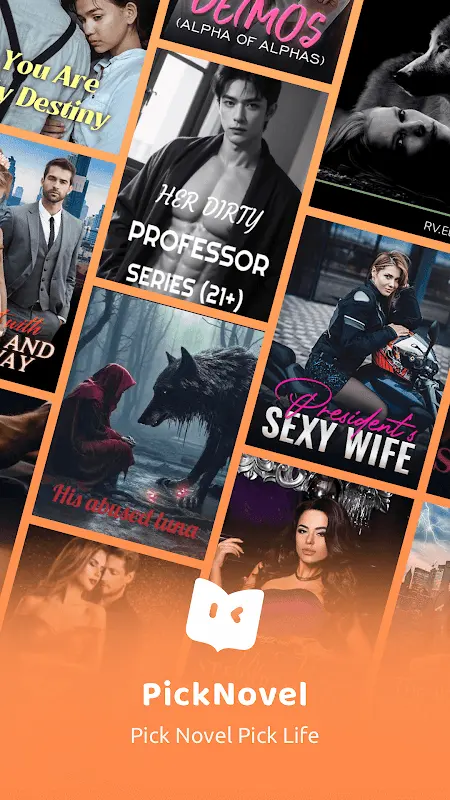 PickNovel – Novels & Stories app screenshot 1