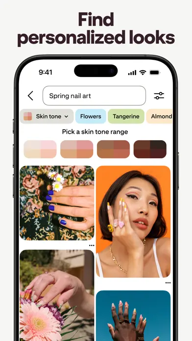 Pinterest app screenshot 1