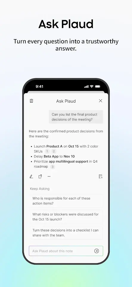 Plaud: AI Note Taker app screenshot 7