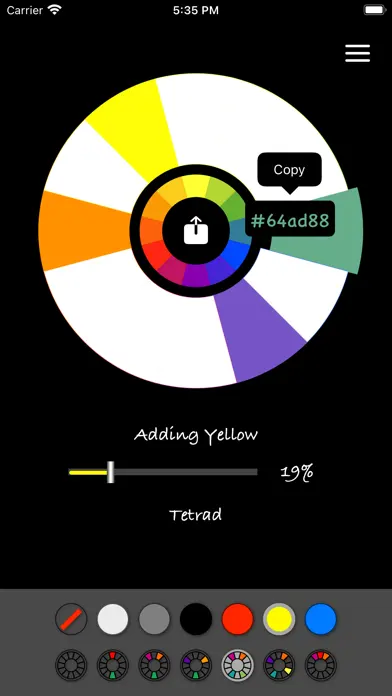 Pocket Color Wheel Pro app screenshot 2