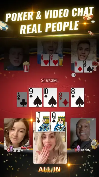 PokerGaga: Texas Holdem Live app screenshot 1