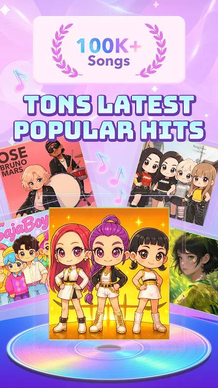 Pop Piano: Music Games app screenshot 1