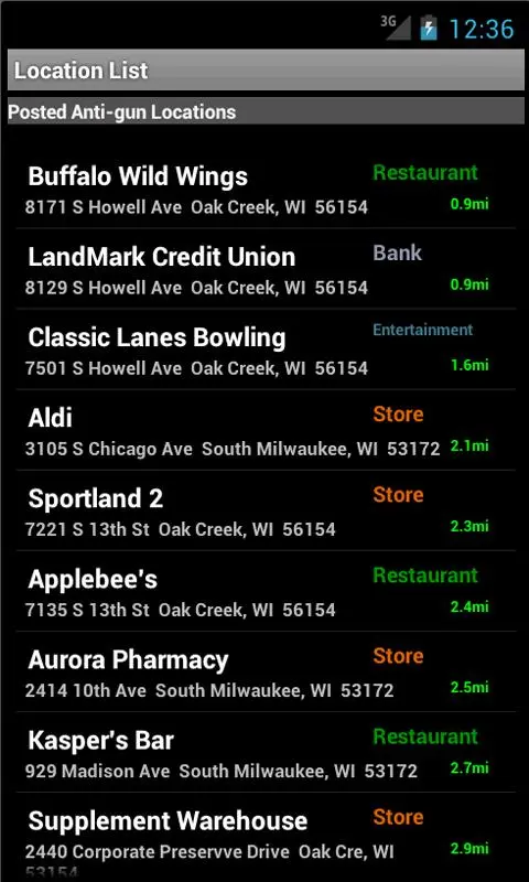 Posted! – List Pro & Anti Gun app screenshot 2