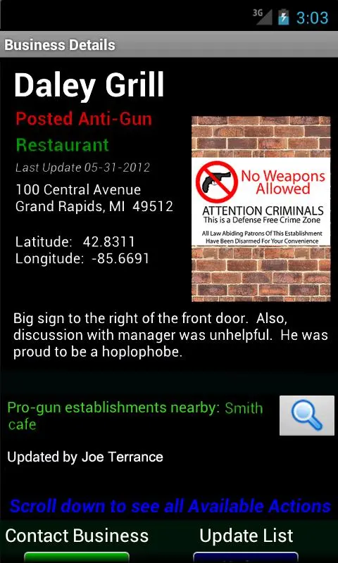 Posted! – List Pro & Anti Gun app screenshot 4