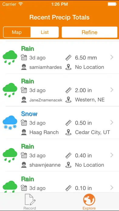 Precip app screenshot 4