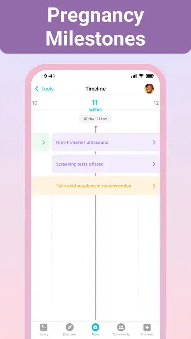 Preggers: Pregnancy & Baby App app screenshot 4
