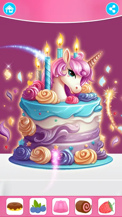Princess Coloring Book Glitter app screenshot 2