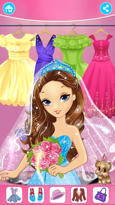 Princess Coloring Book Glitter app screenshot 3