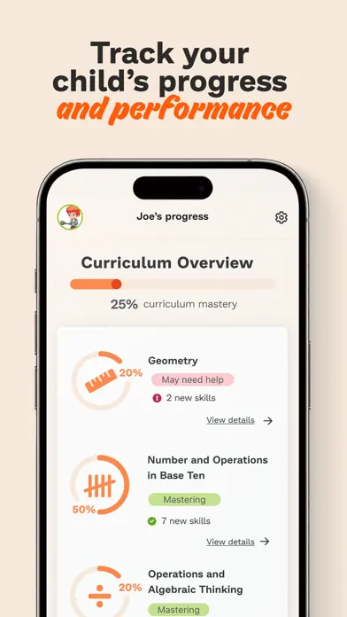 Prodigy for Parents app screenshot 1