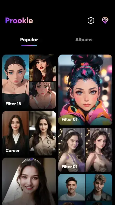 Prookie: Hair Style Face Shape app screenshot 5
