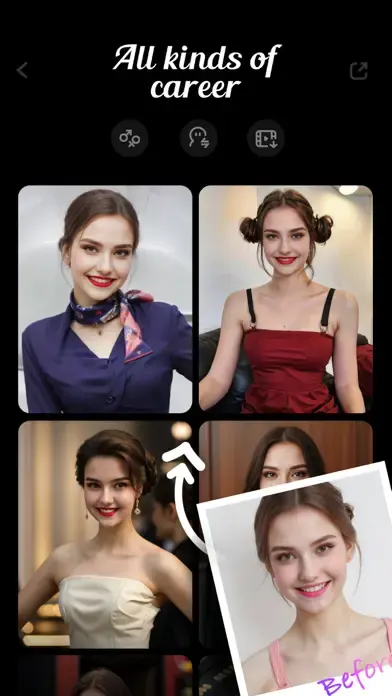Prookie: Hair Style Face Shape app screenshot 8