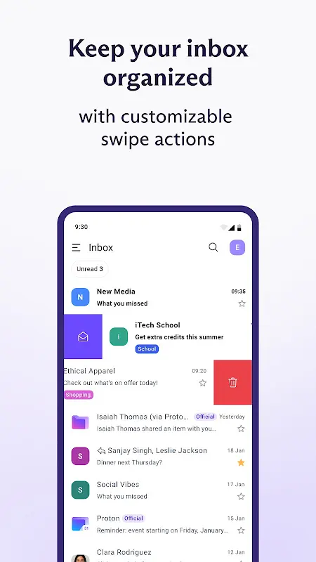Proton Mail: Encrypted Email app screenshot 6