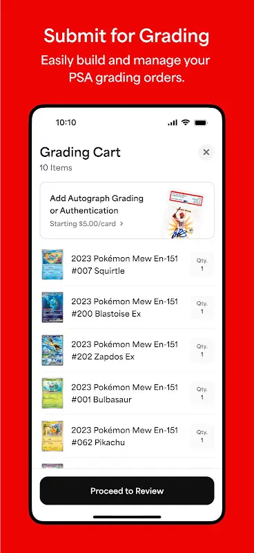 PSA | Pokémon and Sports Cards app screenshot 2