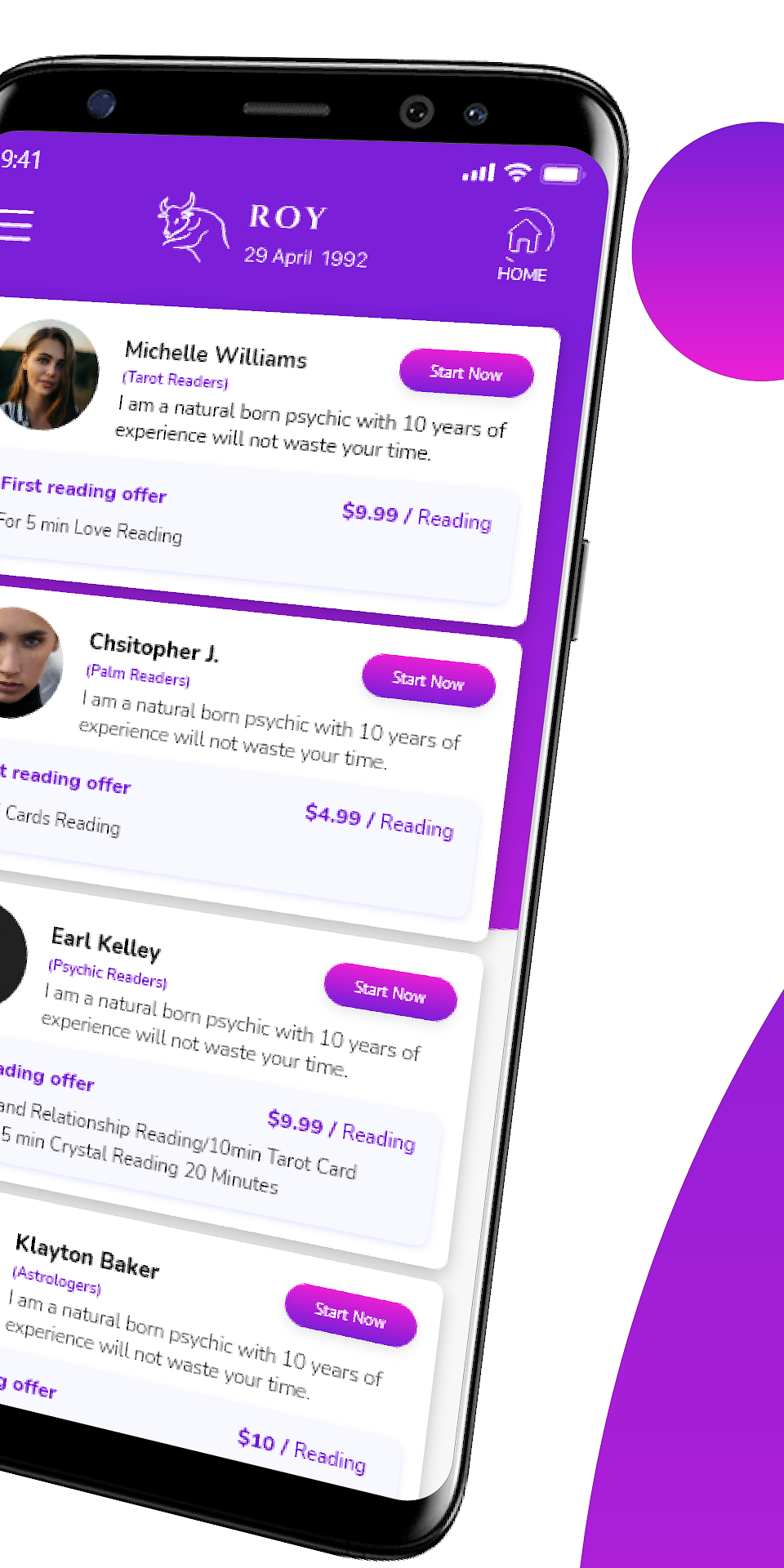 Psychic Reading Text app screenshot 3
