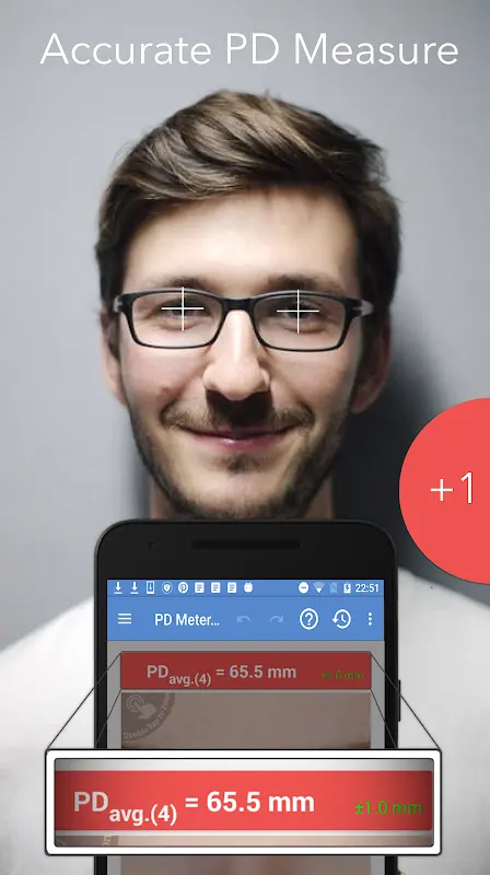 Pupil Distance PD Meter Pro app screenshot 3