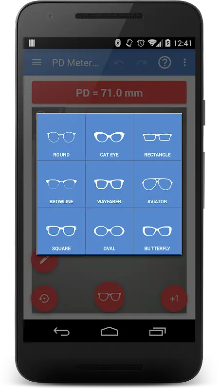 Pupil Distance PD Meter Pro app screenshot 4