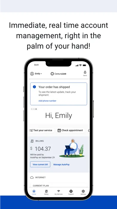 Quantum Fiber app screenshot 1