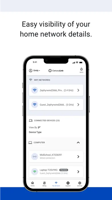 Quantum Fiber app screenshot 3