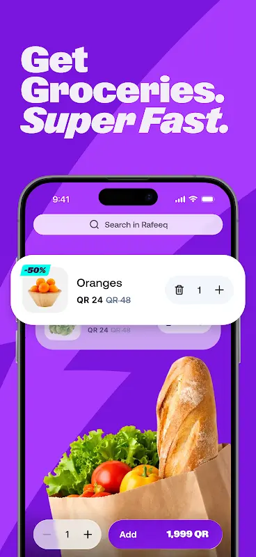 Rafeeq: Food Delivery in Qatar app screenshot 4