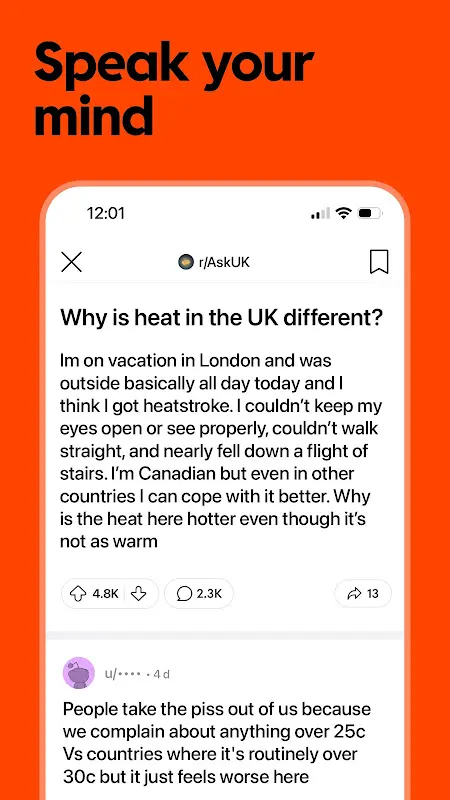 Reddit app screenshot 5