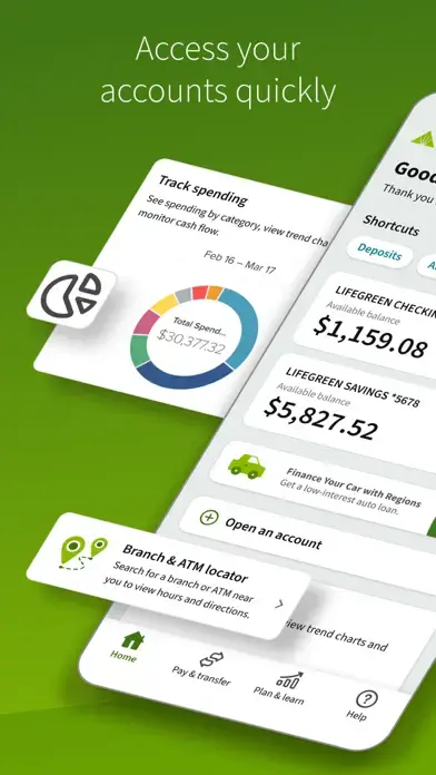 Regions Bank app screenshot 2