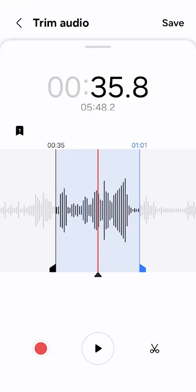 Samsung Voice Recorder app screenshot 7