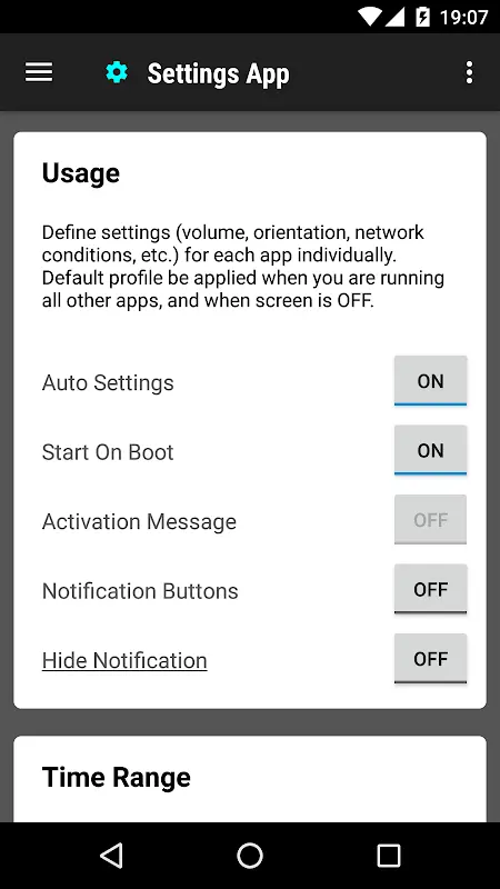 Settings App app screenshot 1