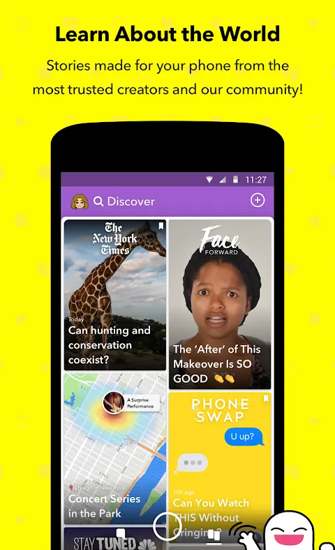 Snapchat app screenshot 3