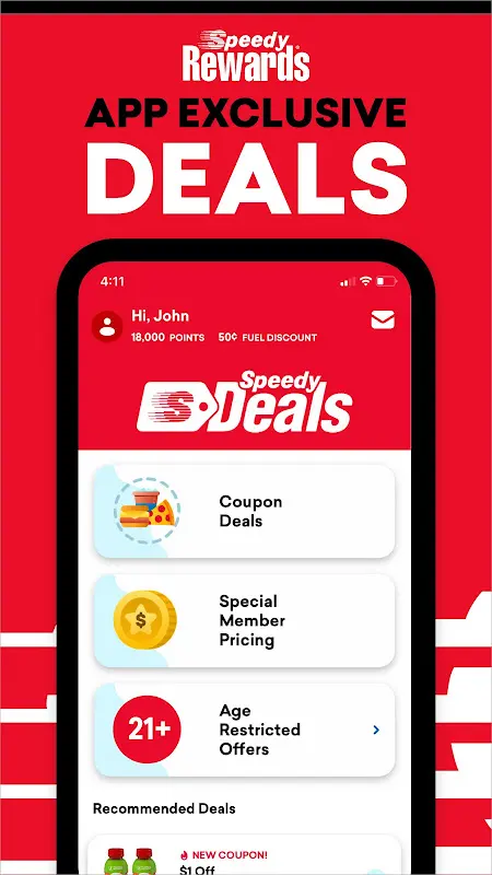 Speedway Fuel & Speedy Rewards app screenshot 1