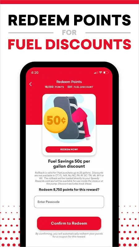 Speedway Fuel & Speedy Rewards app screenshot 7