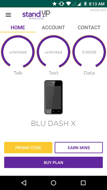 StandUp Wireless app screenshot 2