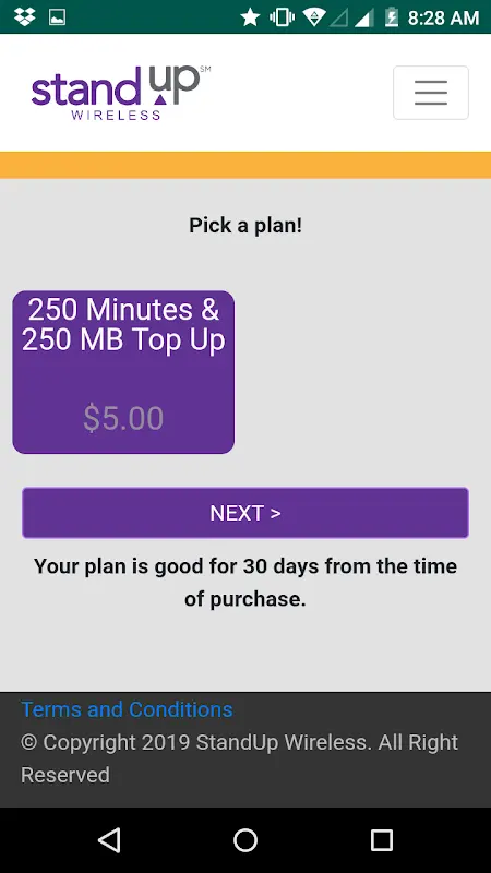 StandUp Wireless app screenshot 3