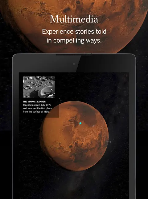The New York Times app screenshot 2