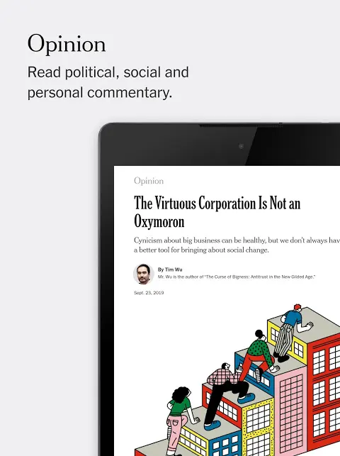 The New York Times app screenshot 3