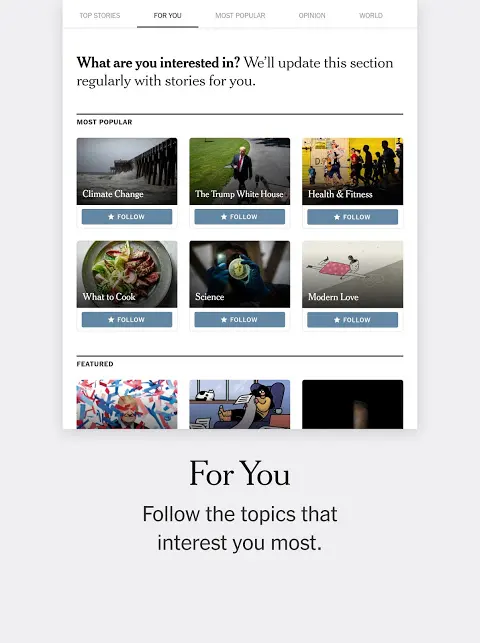 The New York Times app screenshot 4