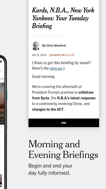 The New York Times app screenshot 5