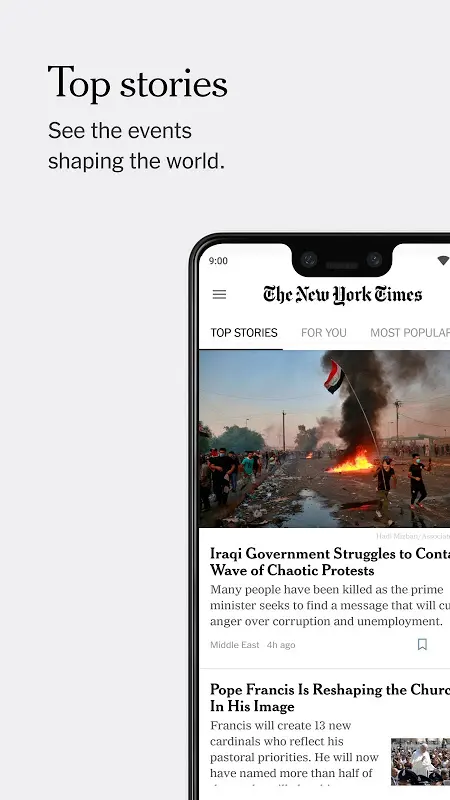 The New York Times app screenshot 6