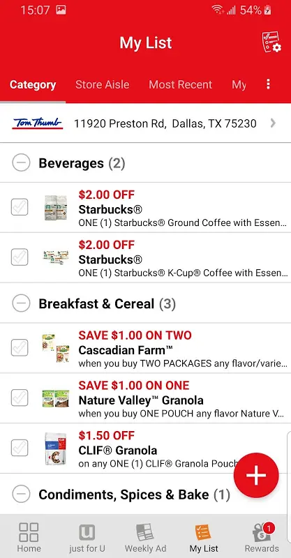 Tom Thumb Deals & Delivery app screenshot 2