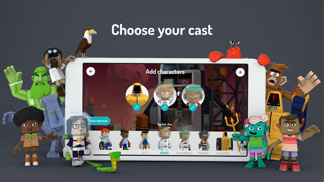 Toontastic 3D app screenshot 2