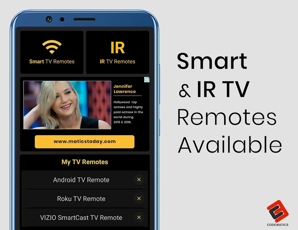Universal TV Remote Control app screenshot 3
