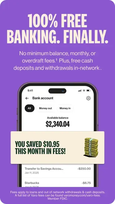 Varo Bank: Mobile Banking app screenshot 1