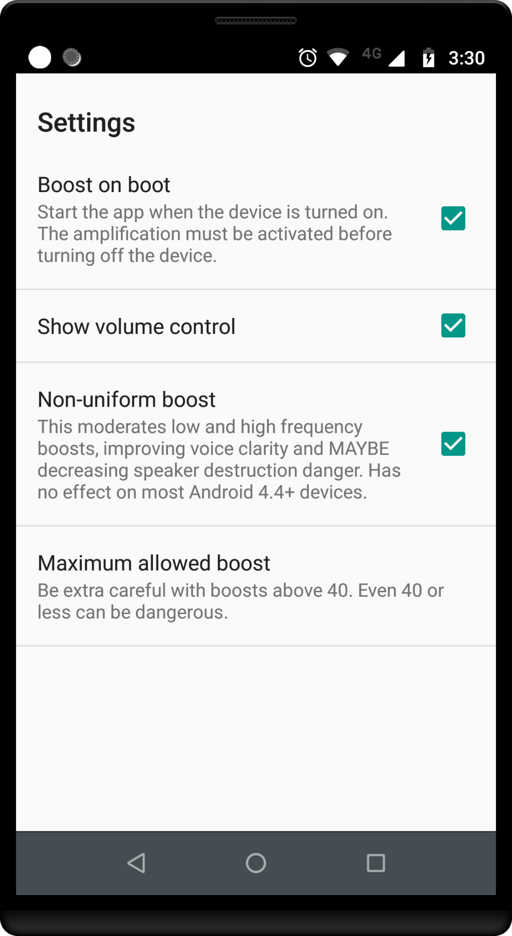 Volume Booster GOODEV app screenshot 5