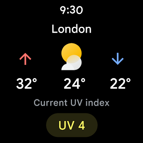Weather app screenshot 1
