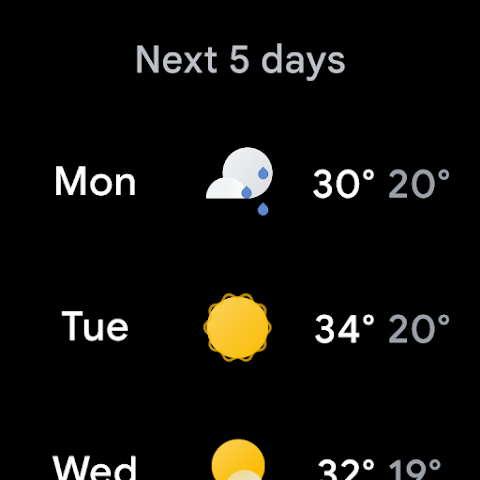 Weather app screenshot 3