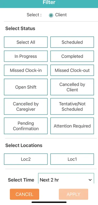 WellSky Personal Care app screenshot 2