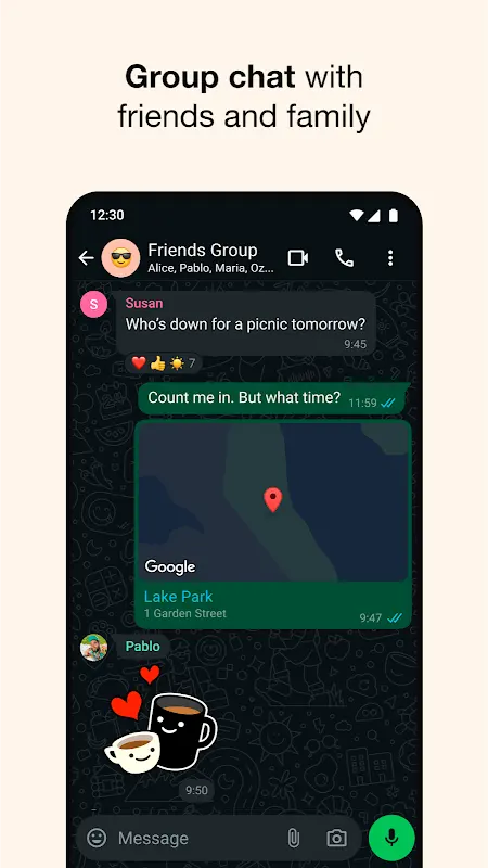 WhatsApp Messenger app screenshot 4
