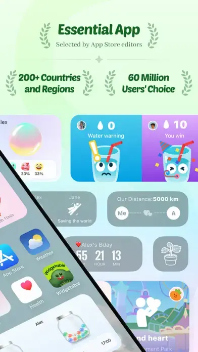Widgetable: Adorable Screen app screenshot 2