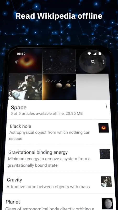 Wikipedia app screenshot 5